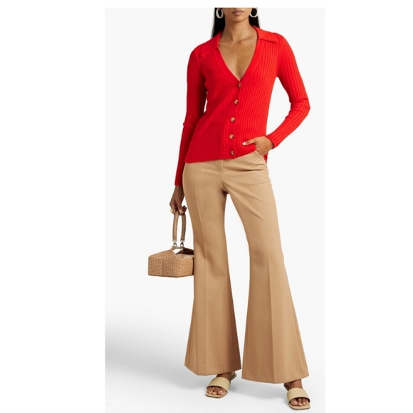 LIVR NWTs Wool Blend Twill Bell Bottoms - Picture 1 of 11